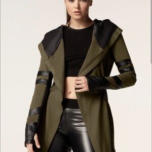 Olive Green Hooded Women's Jacket